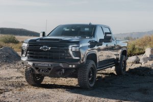 Chevrolet Silverado 3500 Front Bumper - DV8 Offroad - Spec Series - Black - `24-`26